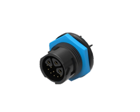 JQ25圆型螺母式插孔插座