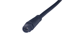 M12塑封公母连接器