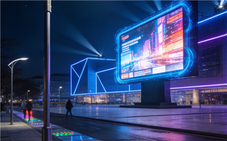 Optoelectronic lighting (street lamps, display screens, lighting)